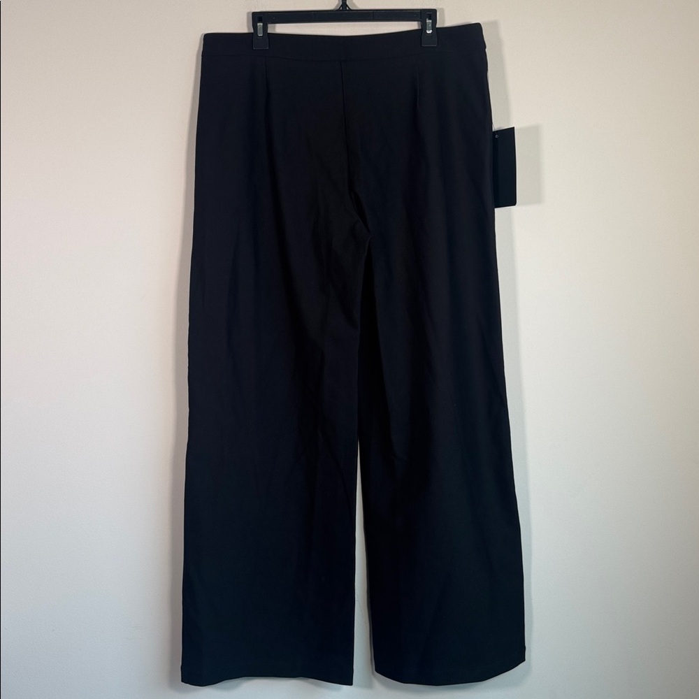 NWT Tuckernuck Madeline Ponte Wide Leg Pant in Black - XXL - Picture 4 of 6